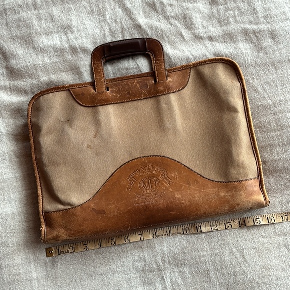 GHURKA The Attache No 24 Marley Hodgson Vintage Satchel - Picture 9 of 10